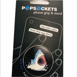 PopSockets Shark Popsocket Black One Size